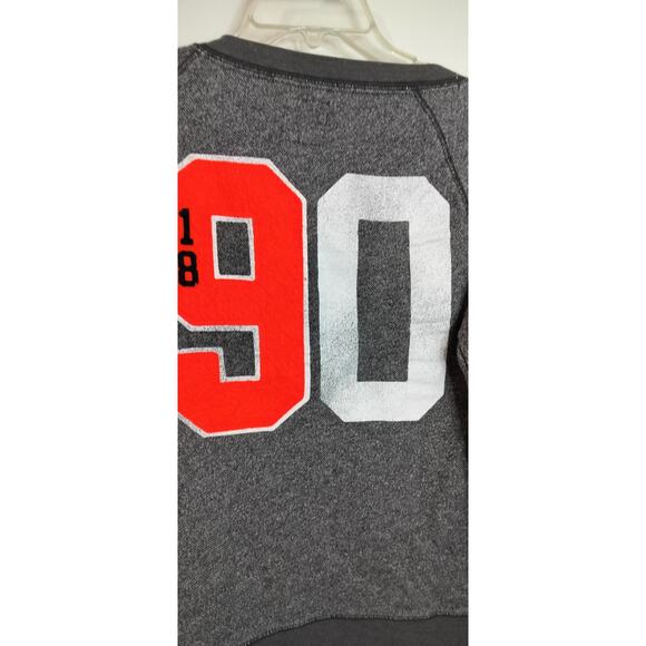 4254)Victoria's Secret PINK Oklahoma State Long Sleeve Pullover Sweatshirt Large - Picture 5 of 8